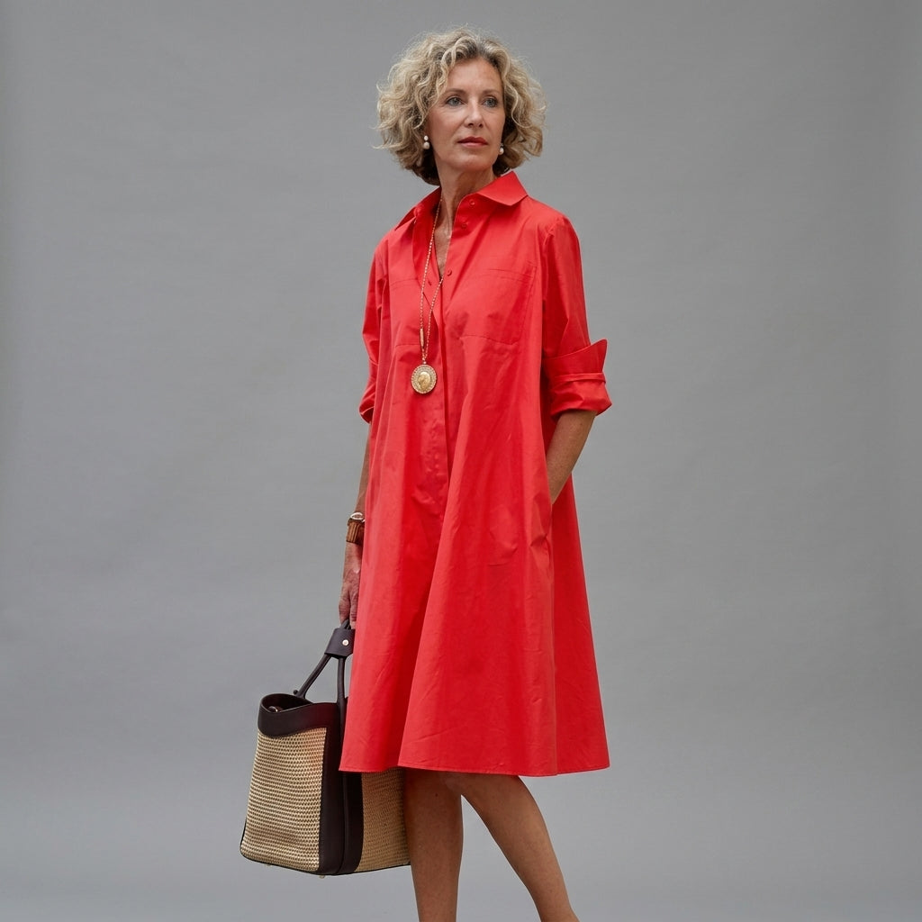 Paige | Elegant Dress With Pockets